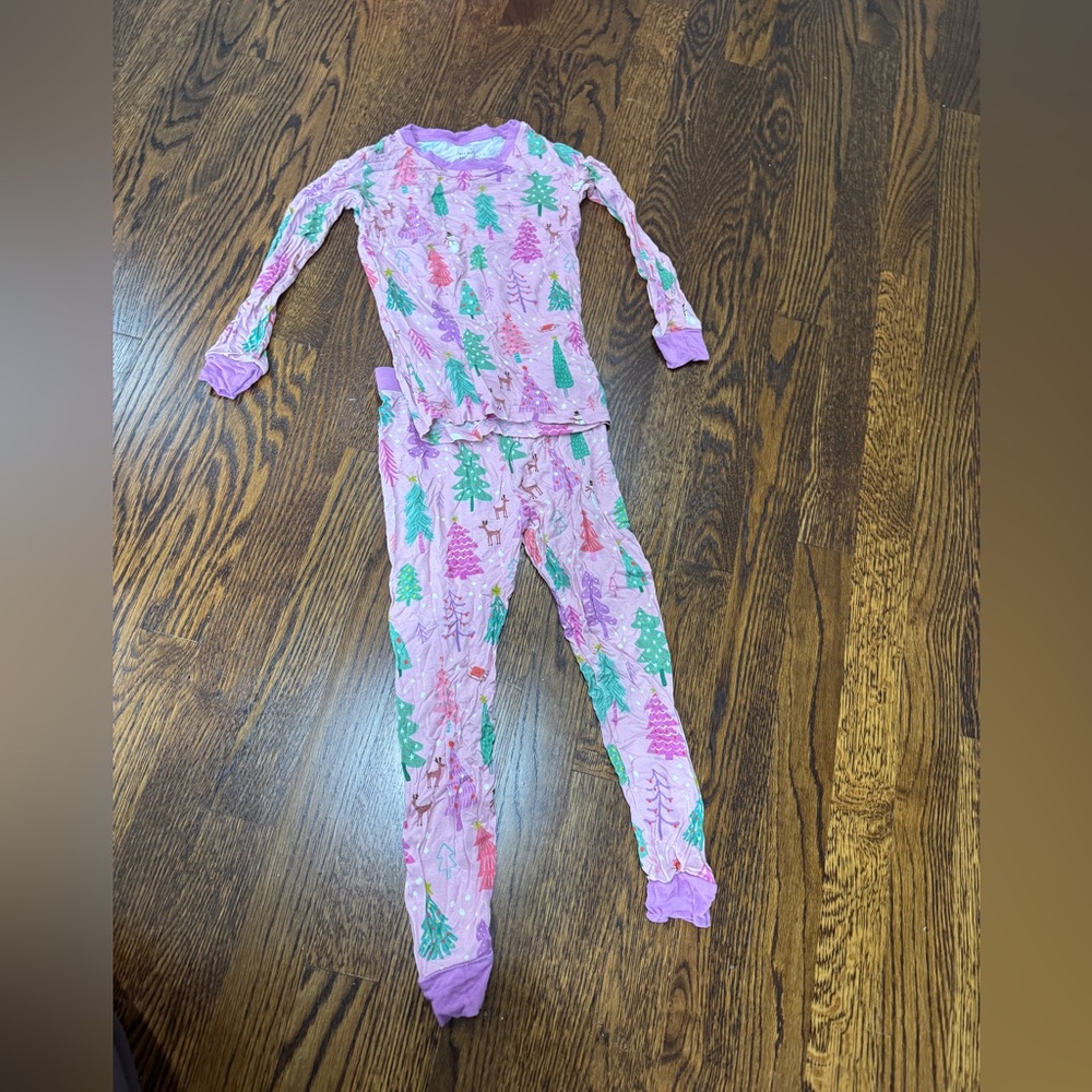 Little Sleepies Girls Holiday Christmas Pajamas set